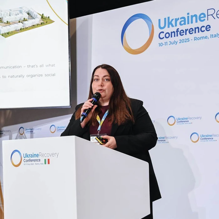 “Steel Dream” in Rome: Unique Projects for Rebuilding Ukrainian Cities Unveiled at URC