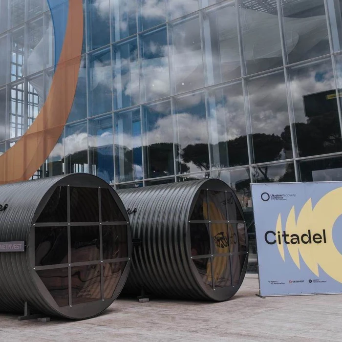 Steel Citadel: Metinvest and State Agency for Restoration Unveil School Shelters at URC 2025 in Rome