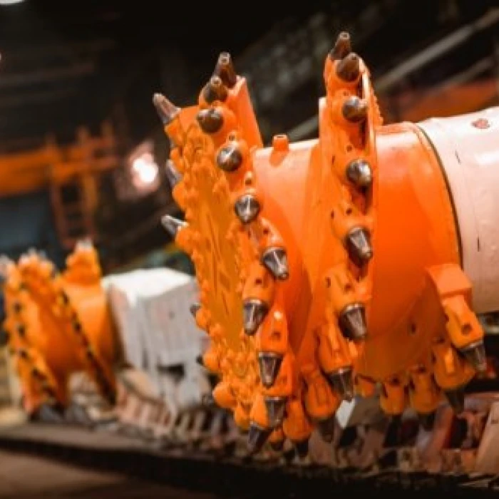 Machinery at an industrial plant