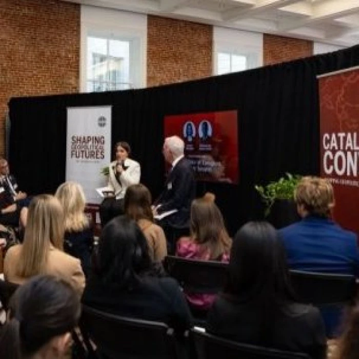 Panel discussion at the Meridian Global Leadership Summit