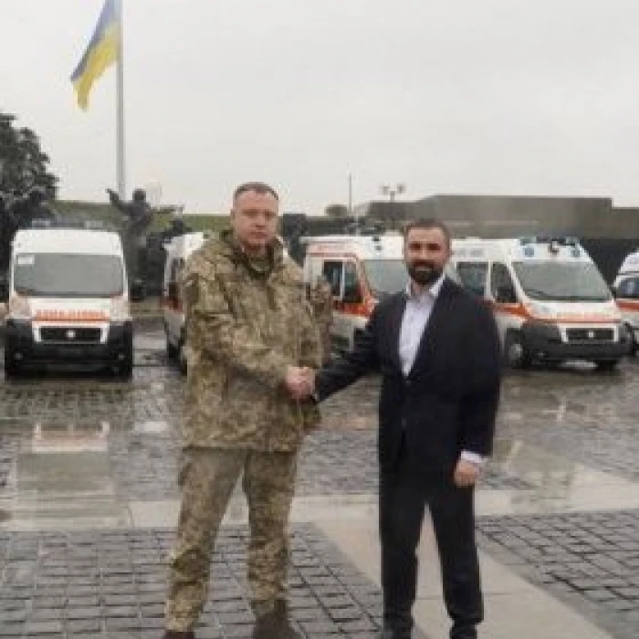 Ambulance vehicles handed over to the military
