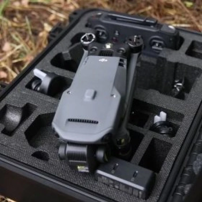 Drone in protective case