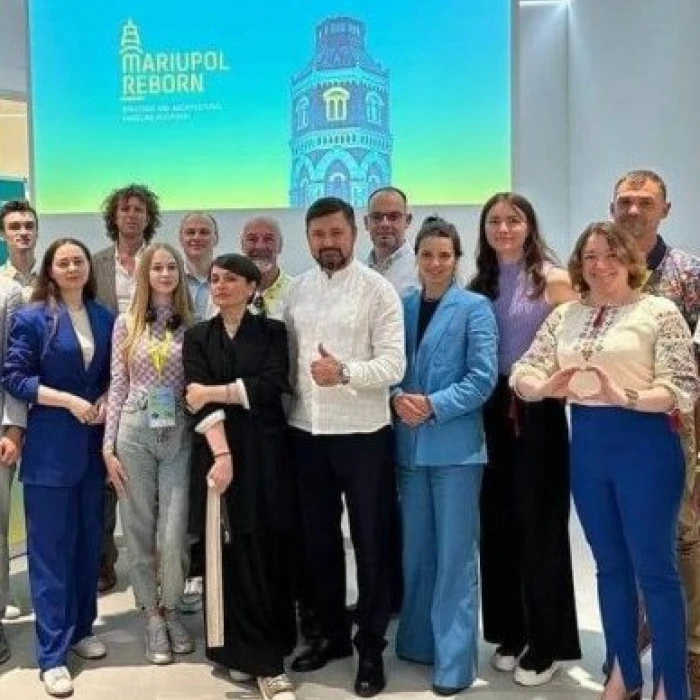 Group photo at public event