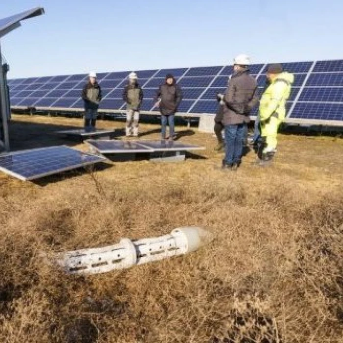 Inspection at a solar power plant