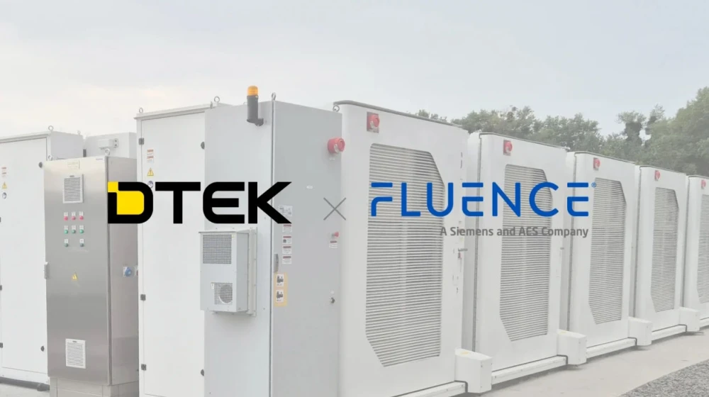 The largest battery storage facility in Ukraine constructed by DTEK and Fluence