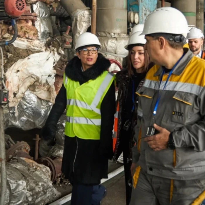 European Commissioner Marta Kos at DTEK TPP