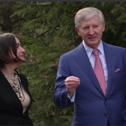 Rinat Akhmetov and Natalia Yemchenko