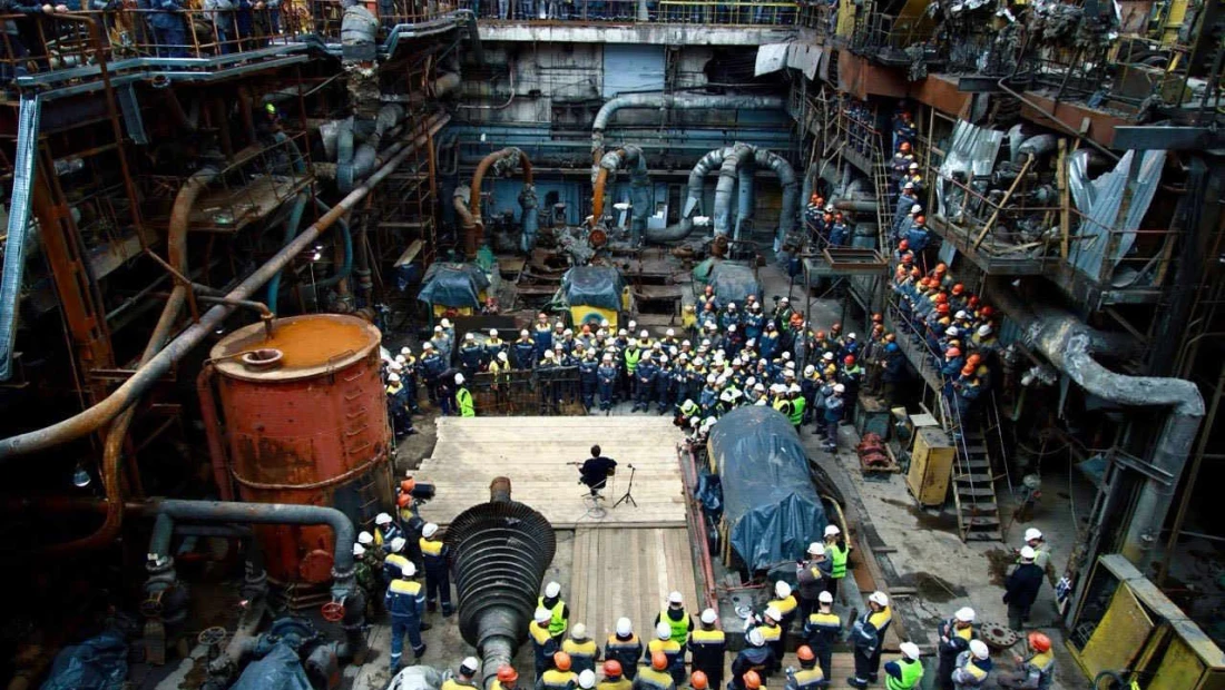 Energy Workers Are True Heroes: Minister of Energy Denys Shmyhal and Sviatoslav Vakarchuk Honour DTEK Staff