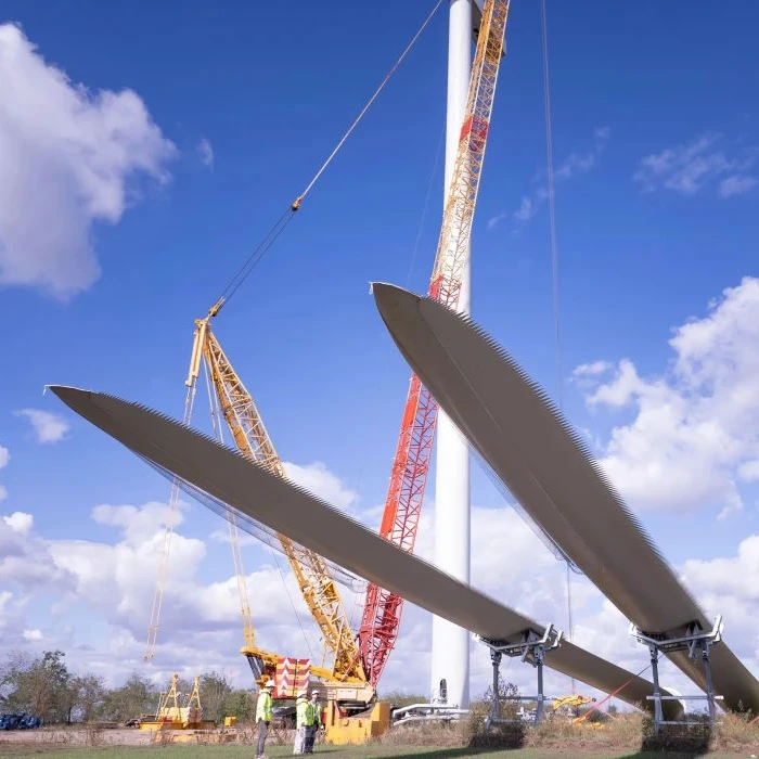 DTEK Windfarm construction