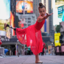 Sasha Paskal dancing in New York