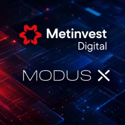 MODUS X and Metinvest Digital logos