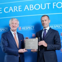 Rinat Akhmetov met with UEFA president Aleksander Čeferin