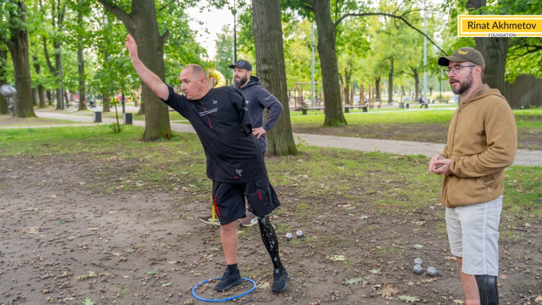 Rinat Akhmetov Foundation supports the Iron Warriors Petanque Arena for veterans in Kyiv