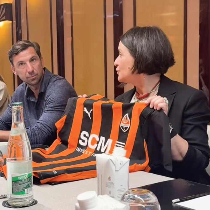 Dario Srna and Natalia Yemchenko