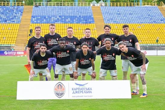 How Shakhtar Donetsk uses its Champions League shirts to speak for Ukraine