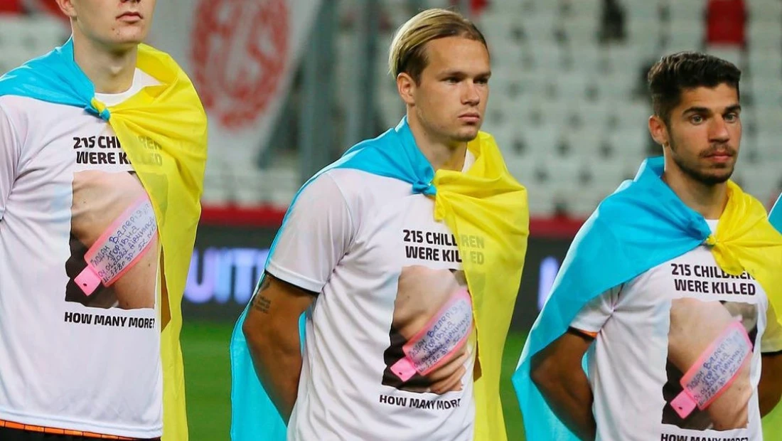 How Shakhtar Donetsk uses its Champions League shirts to speak for Ukraine
