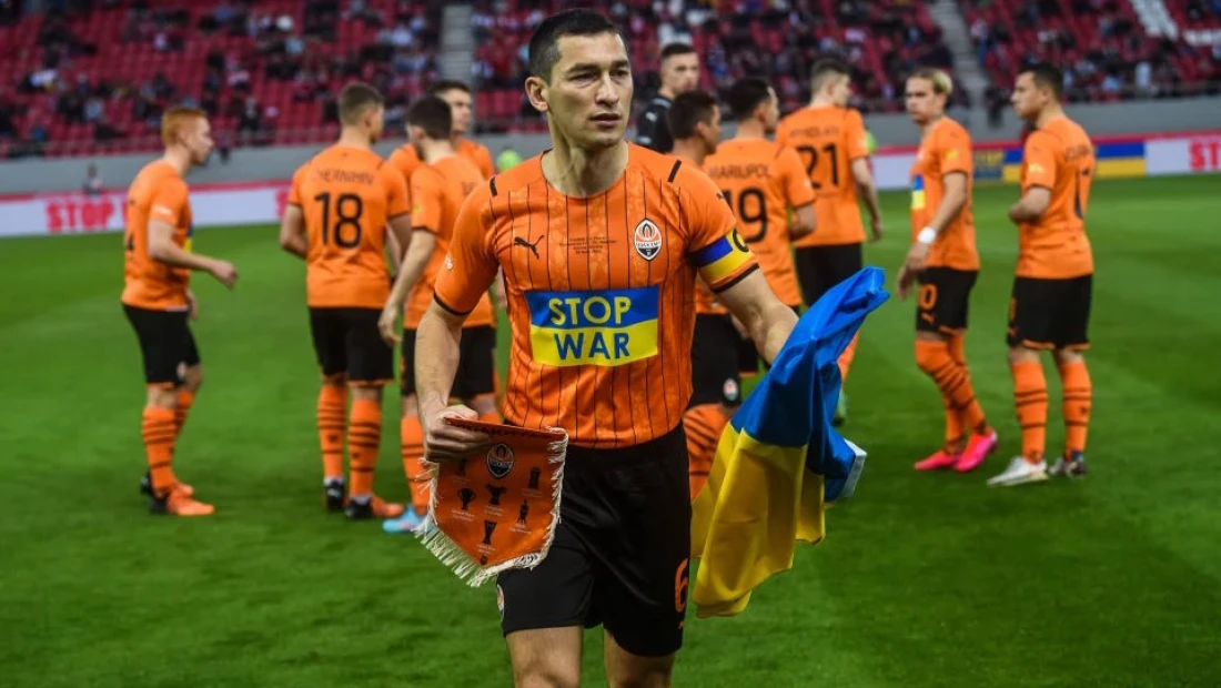 How Shakhtar Donetsk uses its Champions League shirts to speak for Ukraine